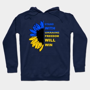 Stand with Ukraine Freedom will win Hoodie